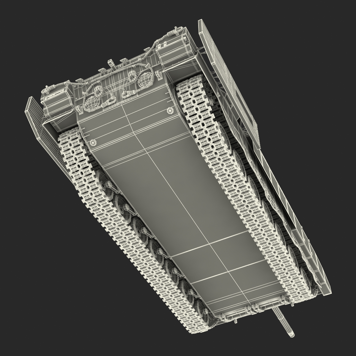 3D Russian Main Battle Tank T-14 Armata Rigged model