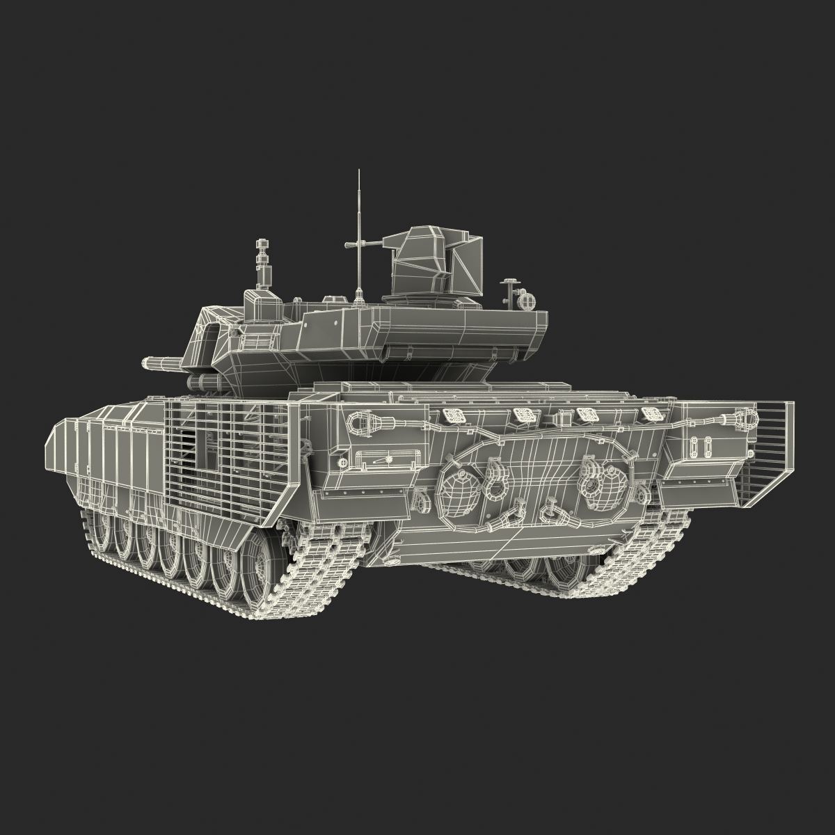 3D Tank T-14 Armata