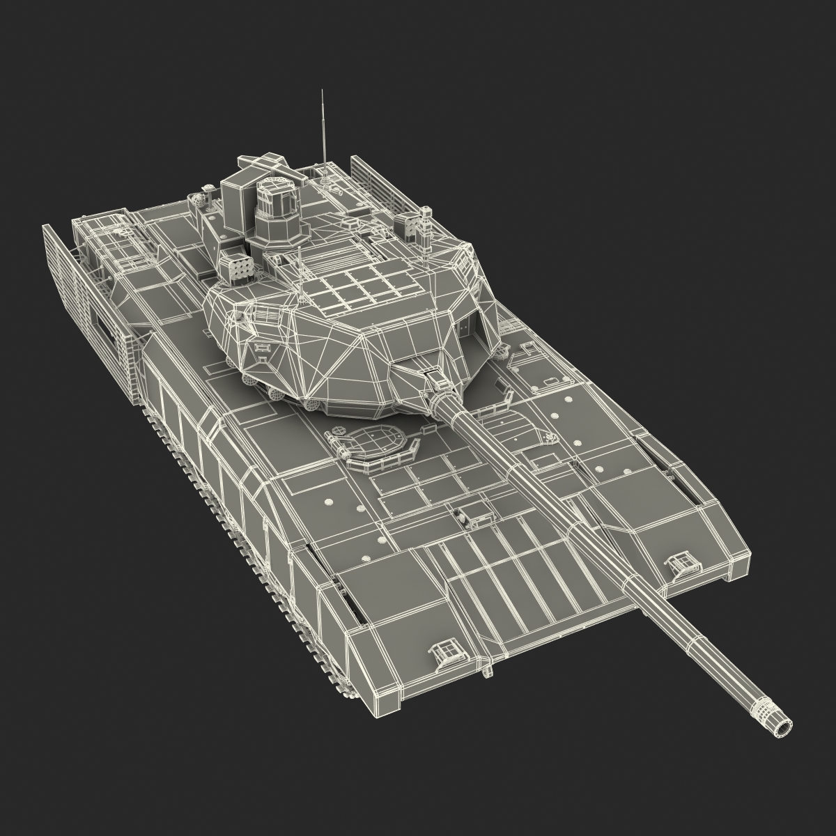 3D Tank T-14 Armata