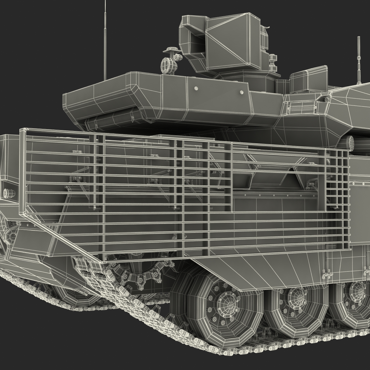 3D Tank T-14 Armata