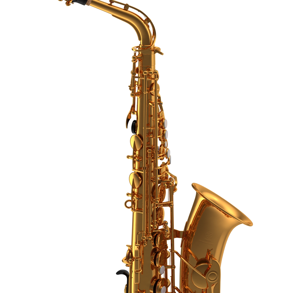 3D Golden Saxophone