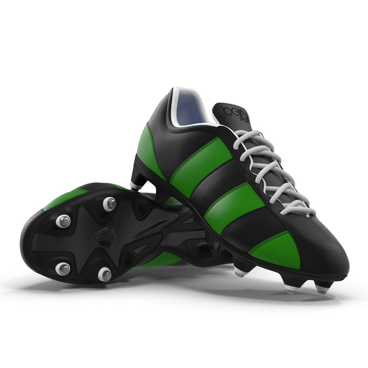 Football Boots 2 Green 3D