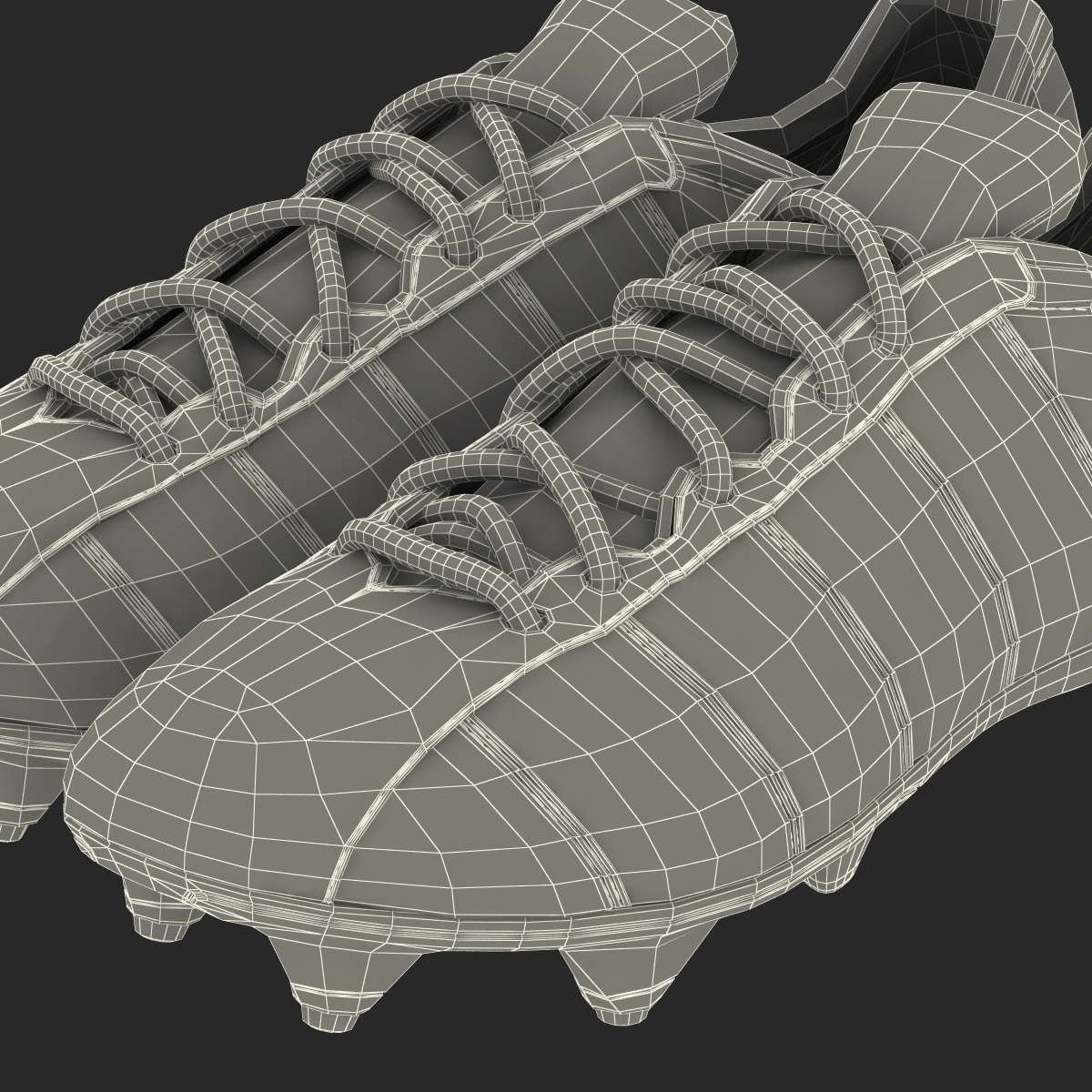 Football Boots 2 Green 3D