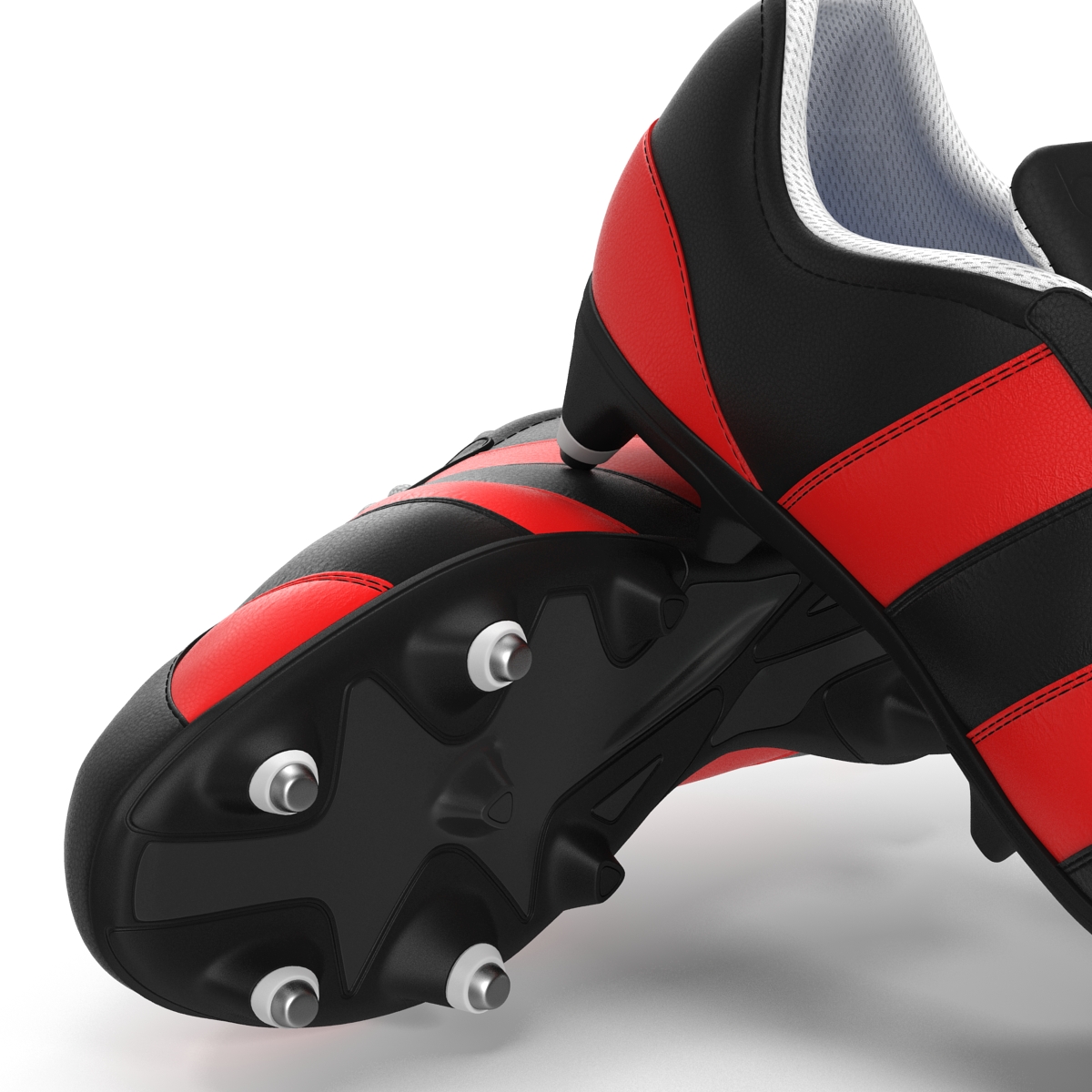 3D model Football Boots 2 Red