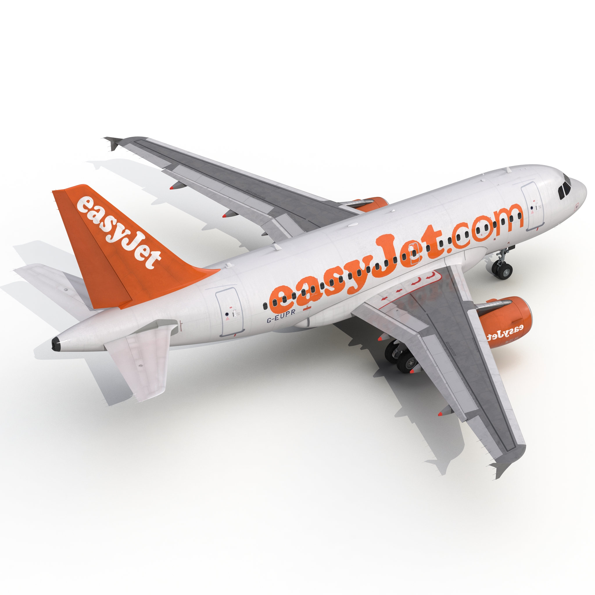 Airbus A318 EasyJet 3D model