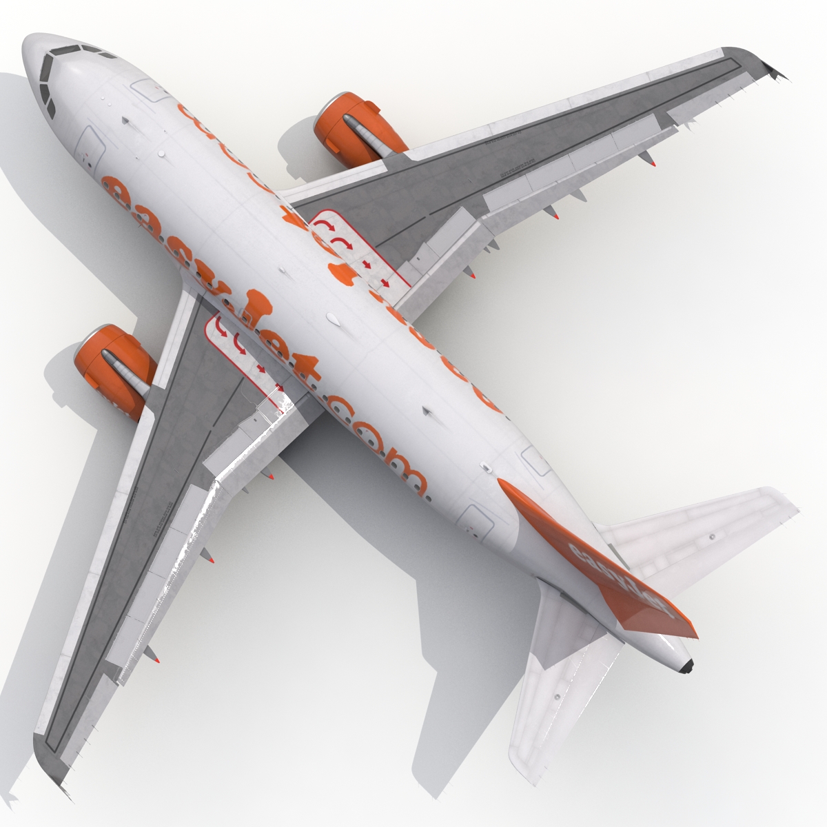 Airbus A318 EasyJet 3D model