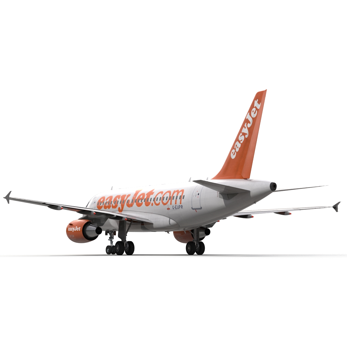 Airbus A318 EasyJet 3D model