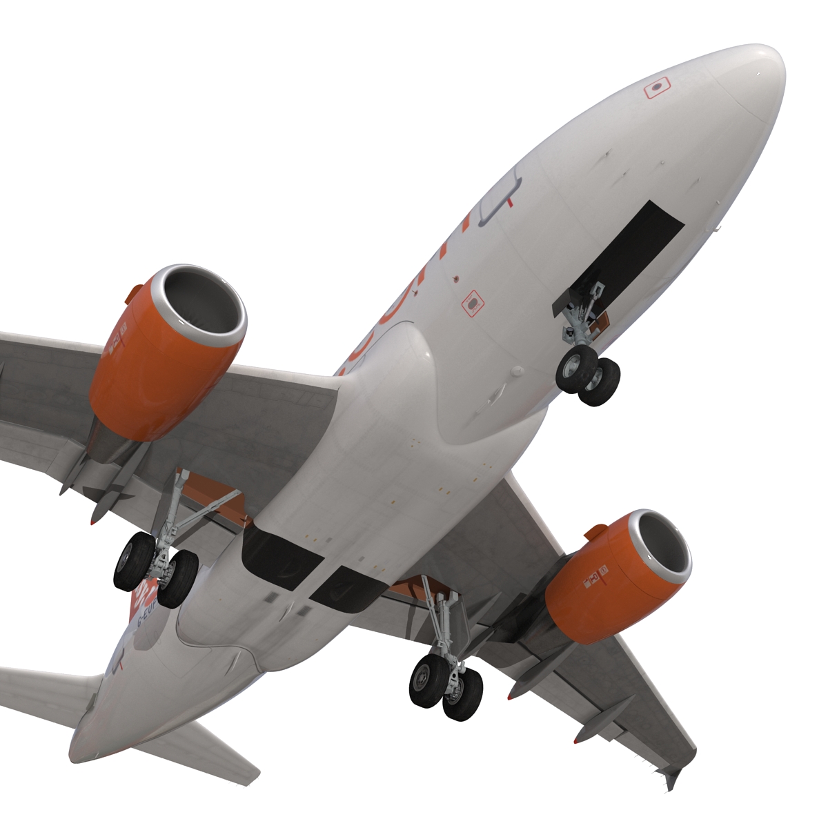 Airbus A318 EasyJet 3D model