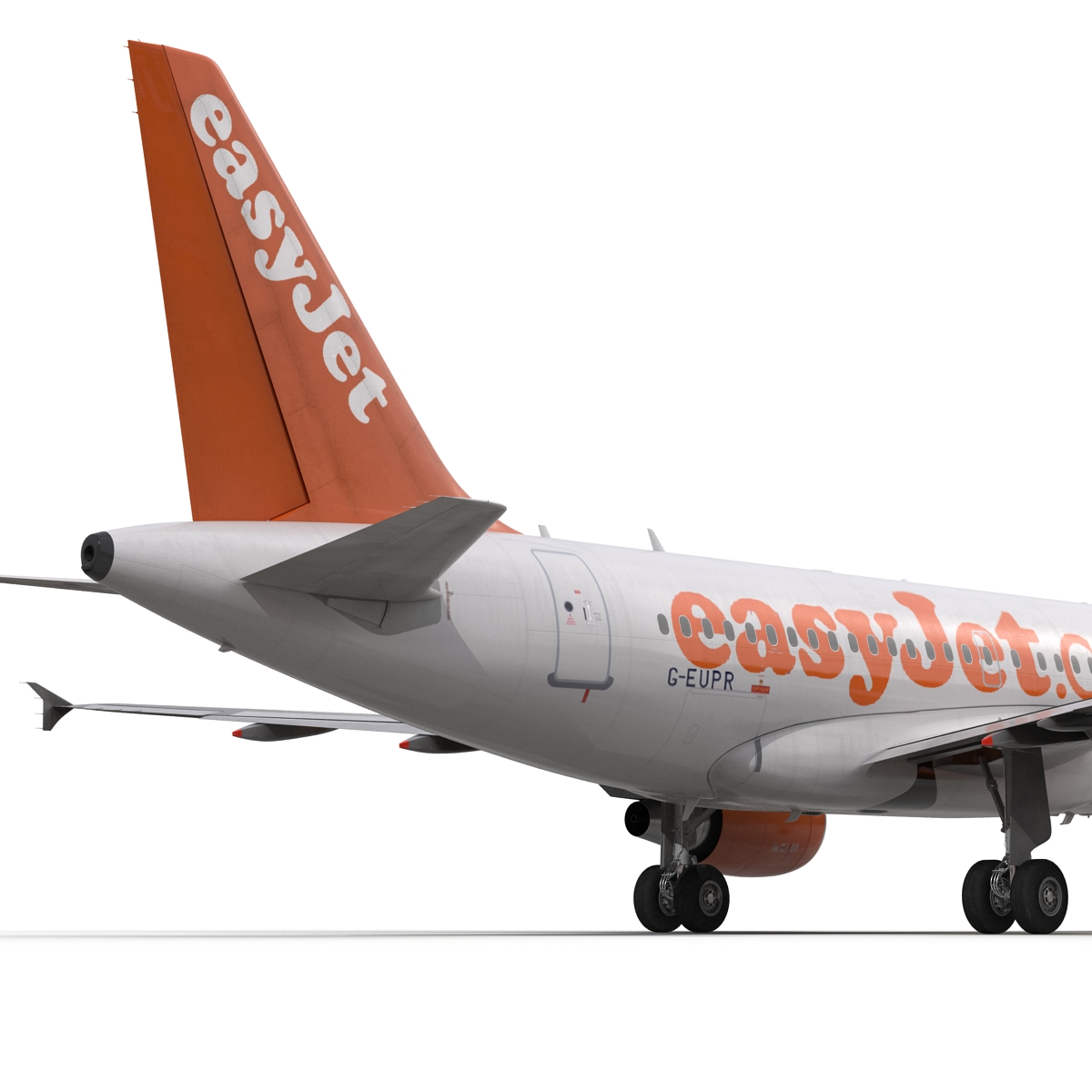 Airbus A318 EasyJet 3D model