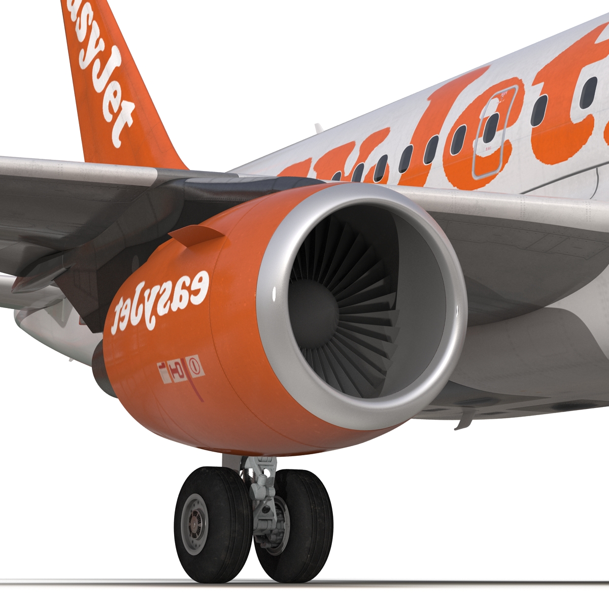 Airbus A318 EasyJet 3D model