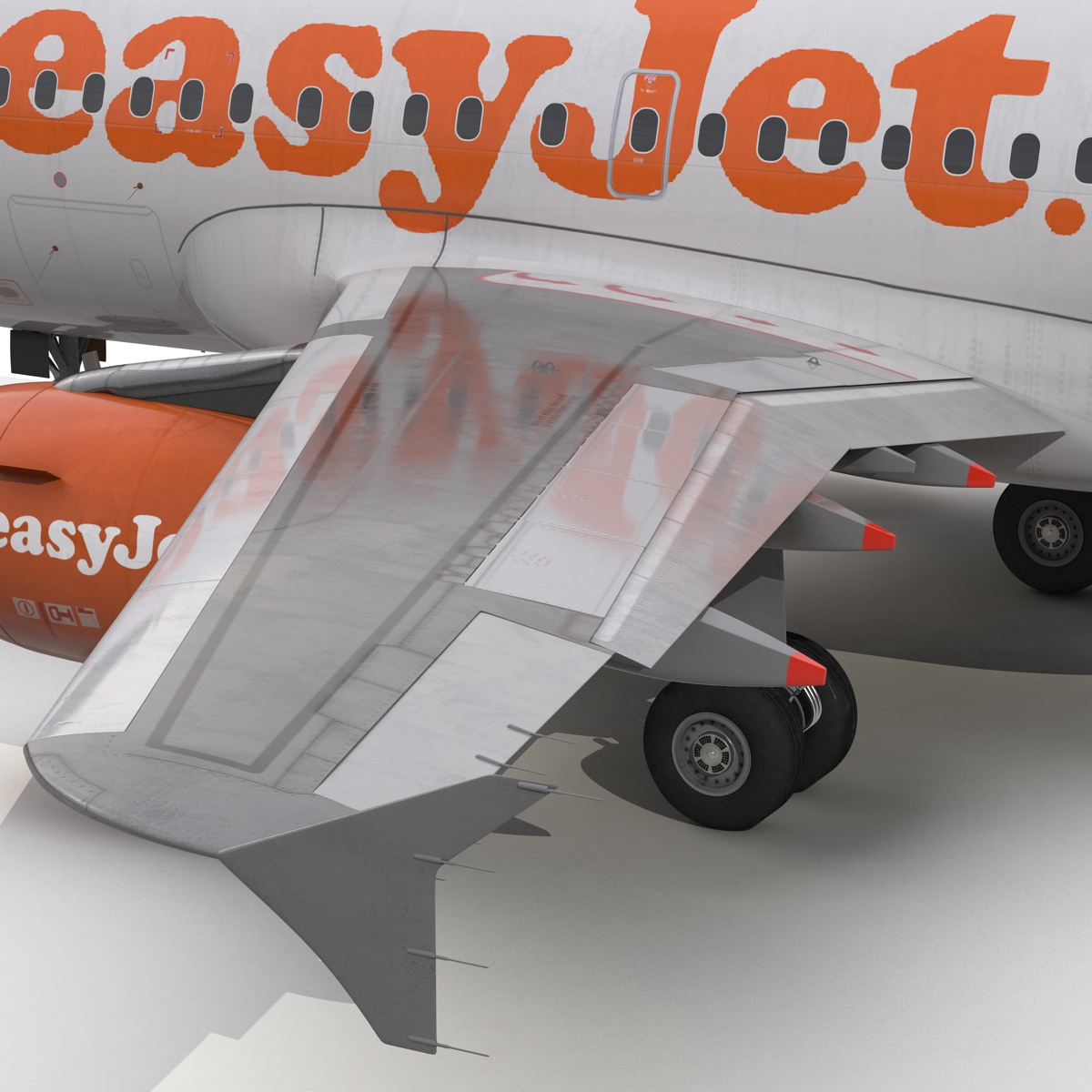 Airbus A318 EasyJet 3D model