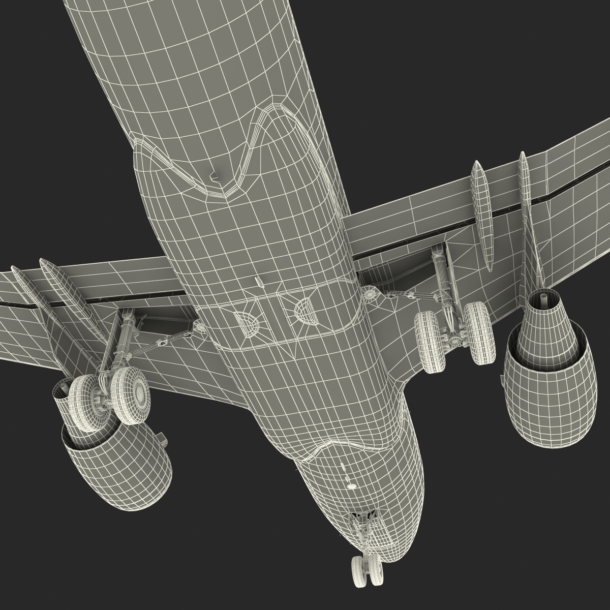 Airbus A318 British Airways Rigged 3D model