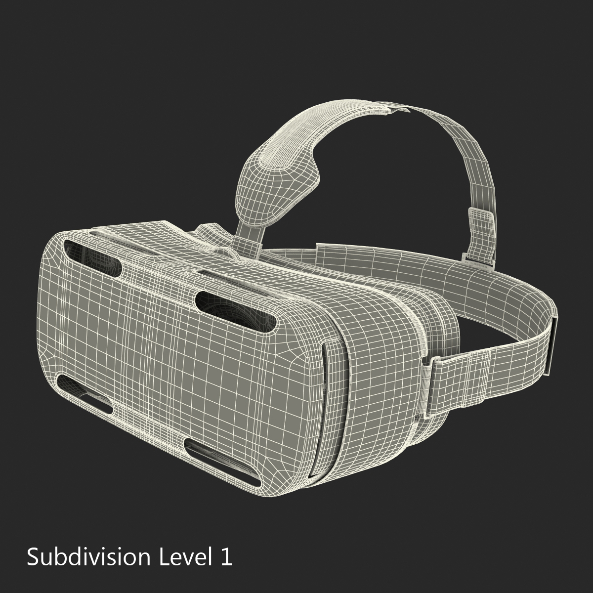 3D model Samsung Gear VR