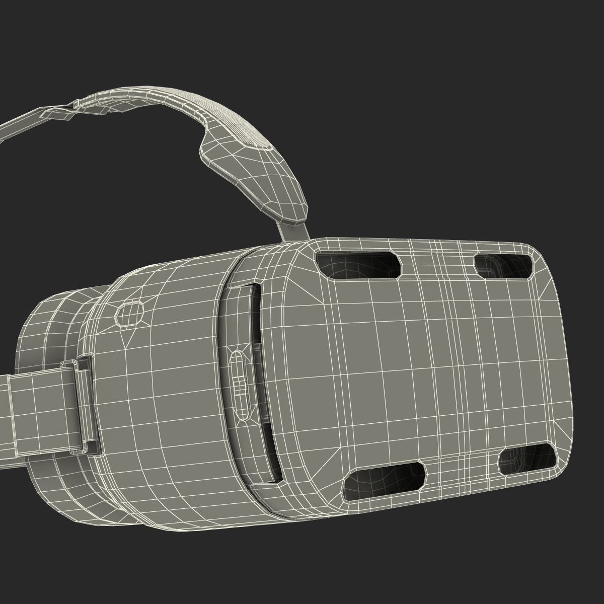 3D model Samsung Gear VR