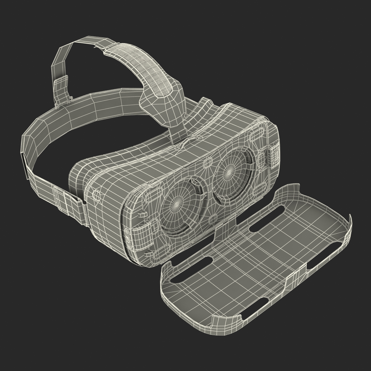 3D model Samsung Gear VR