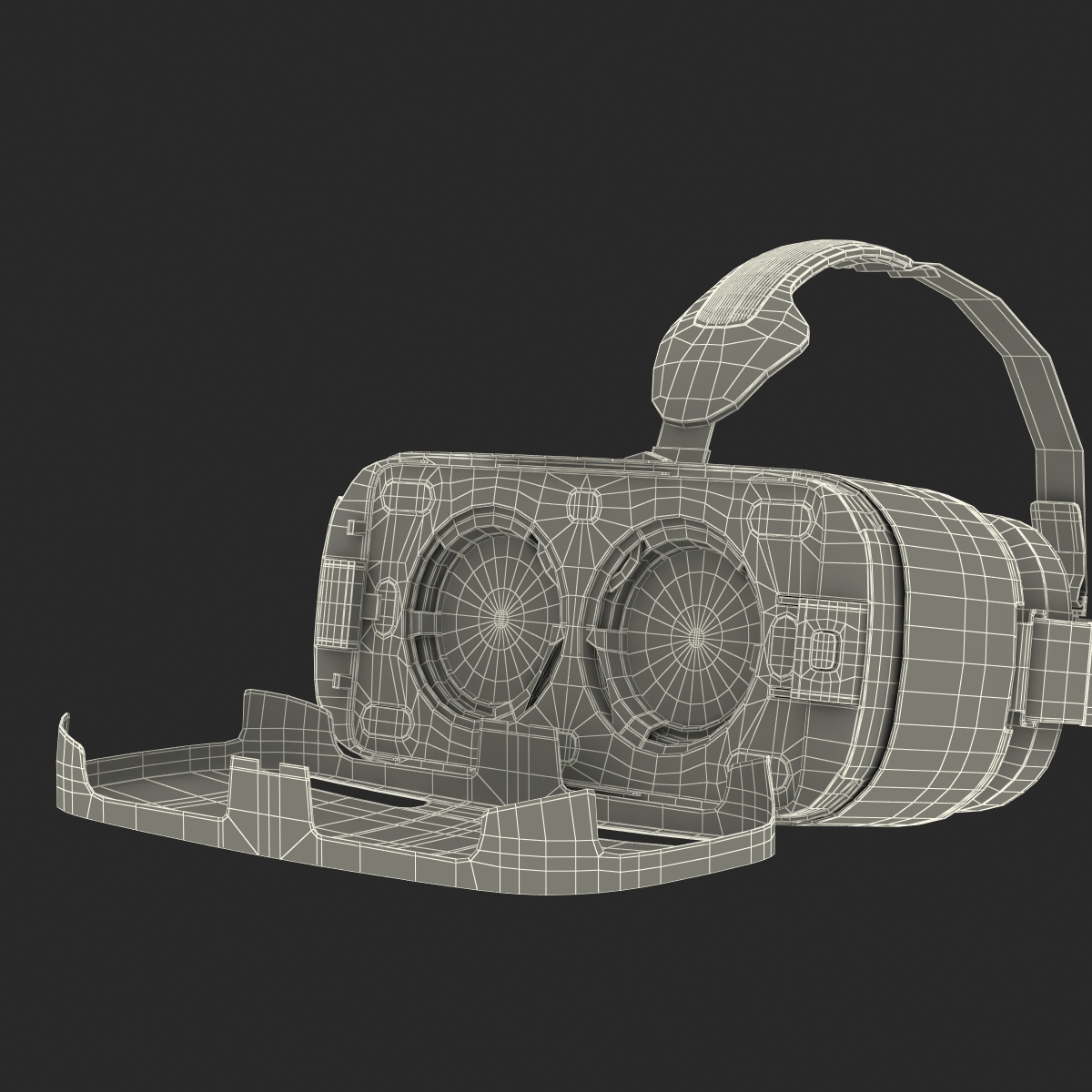 3D model Samsung Gear VR