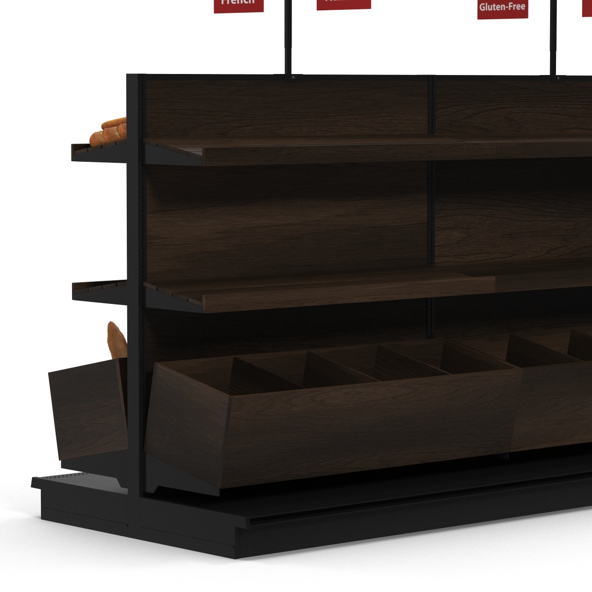 Bakery Display Dark 3D model