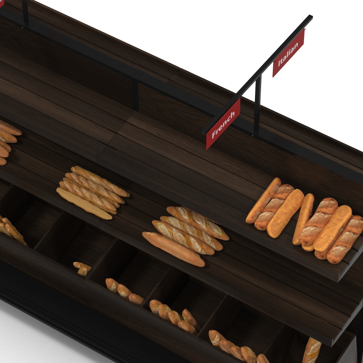 Bakery Display Dark 3D model