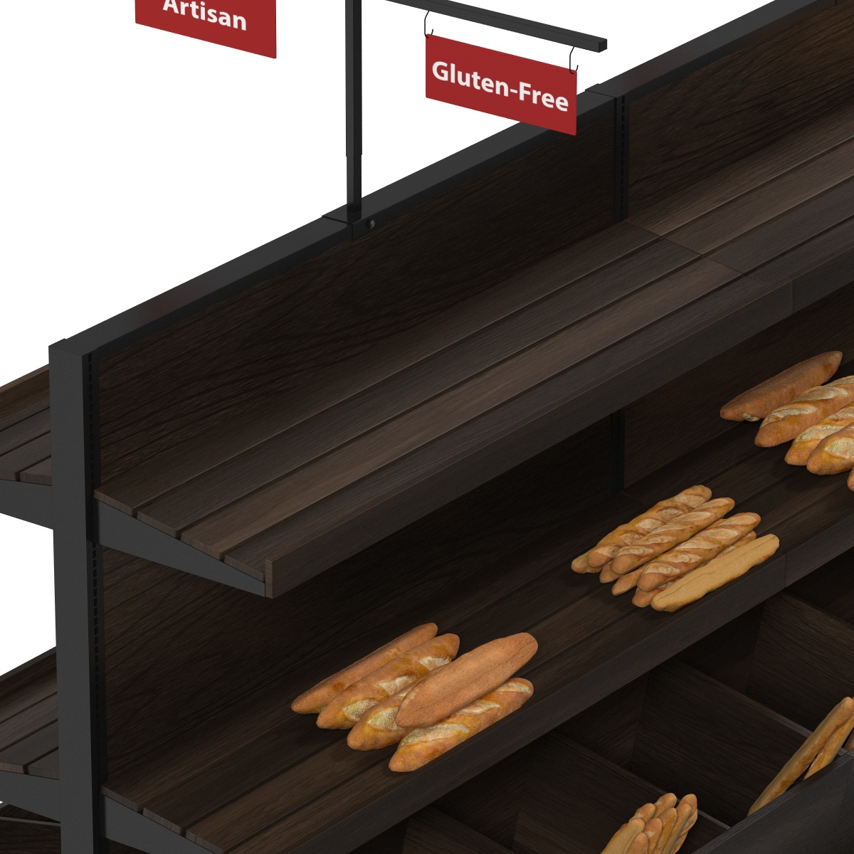 Bakery Display Dark 3D model