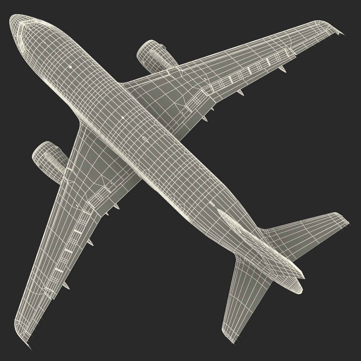 3D Airbus A318 EasyJet Rigged