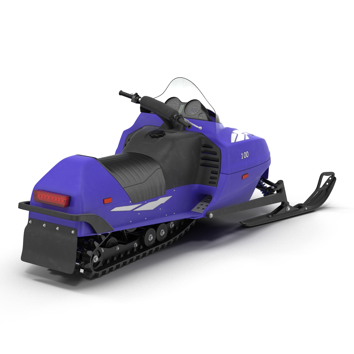 3D model Snowmobile Generic Rigged