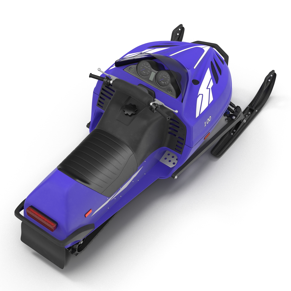 3D Snowmobile Generic model