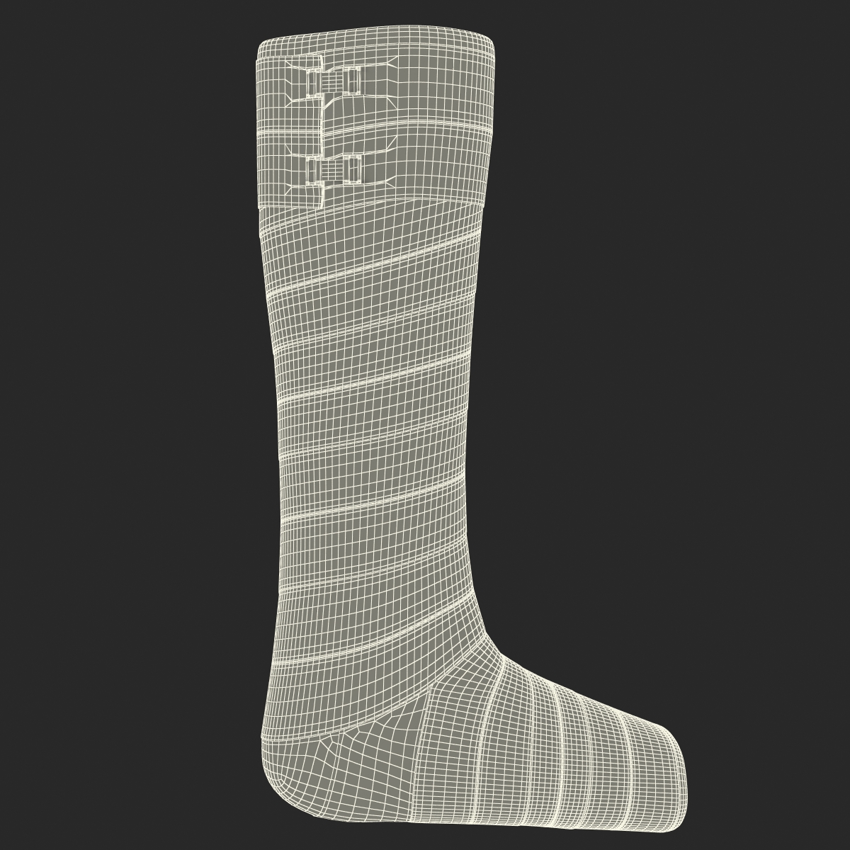 Orthopedic Cast Leg 3D model