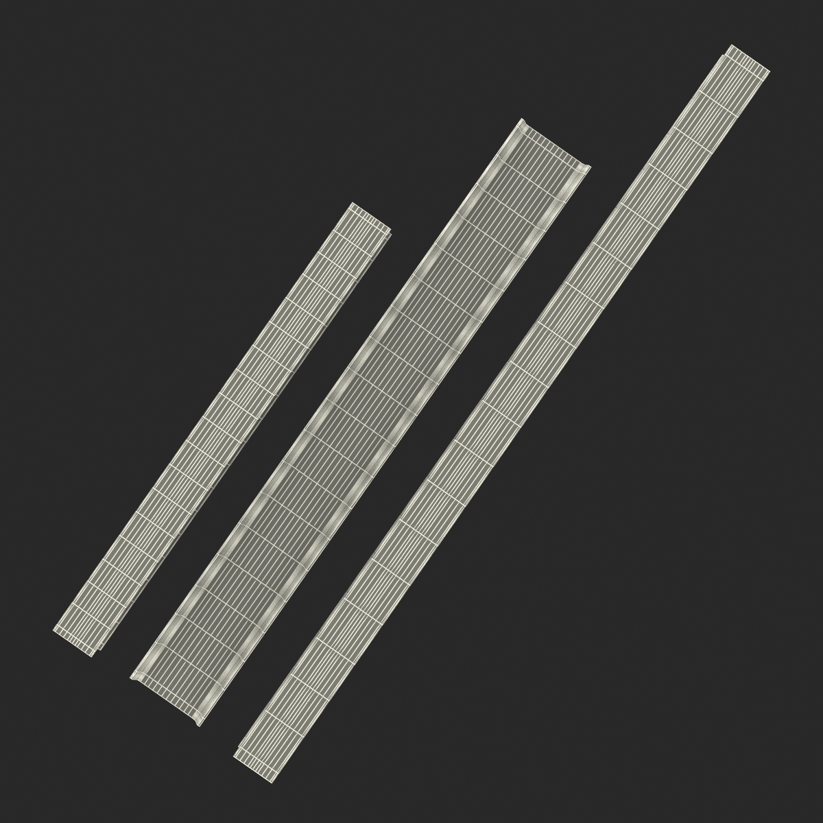 Iron Beams Set 3D model