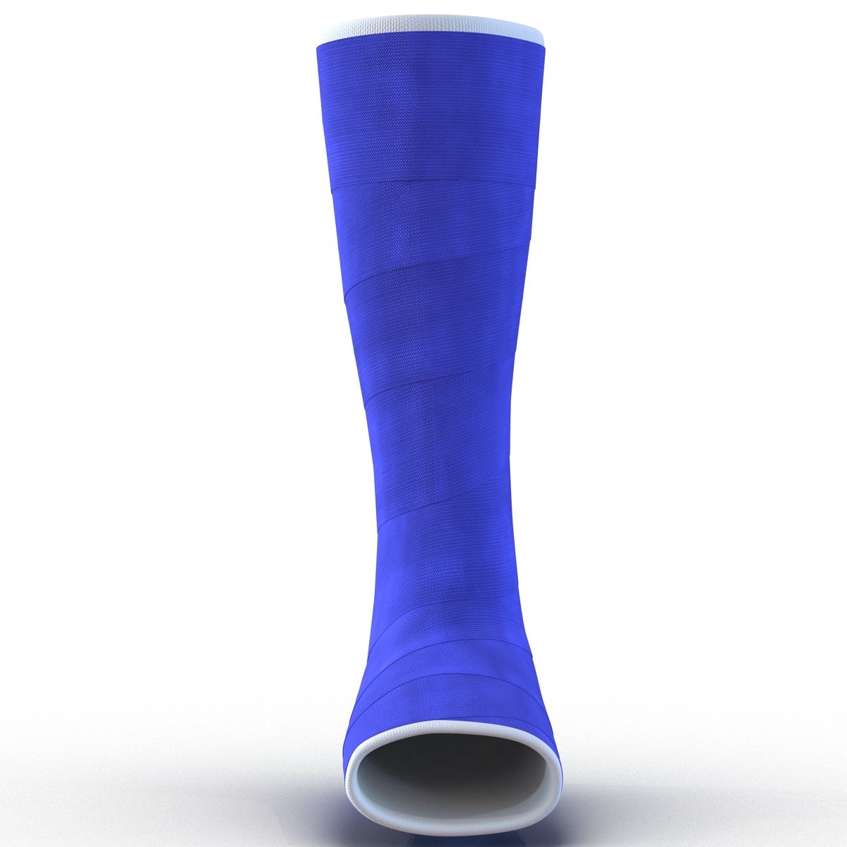 Blue Fiberglass Cast Leg 3D model