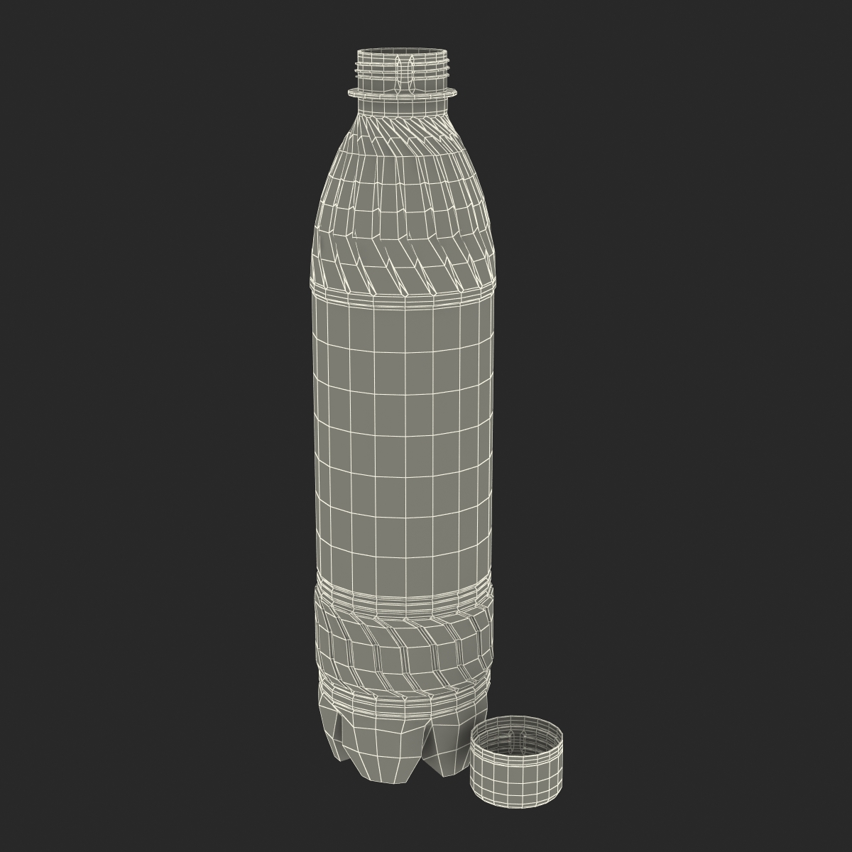 3D model Plastic Water Bottle