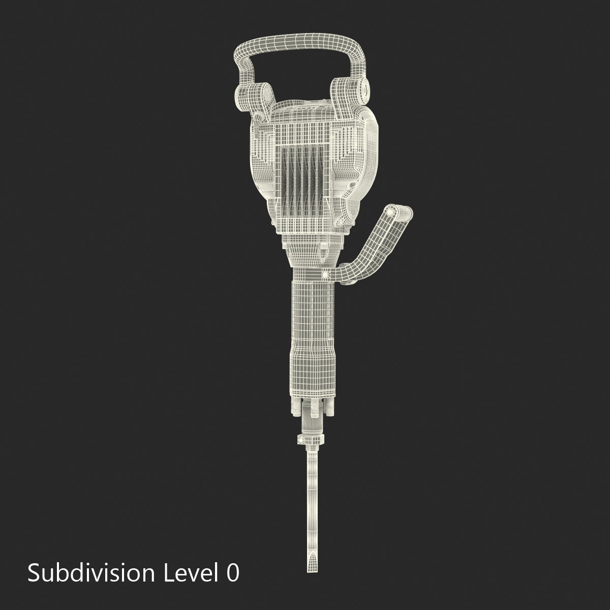 Demolition Jack Hammer Used 3D