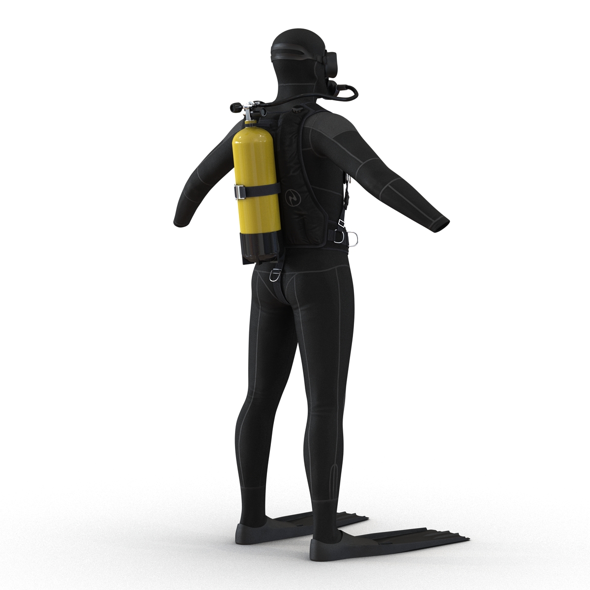 Scuba Diving Equipment 3D