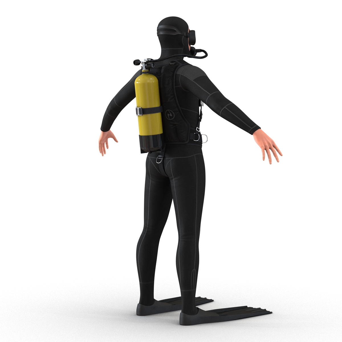 Diver 3D model