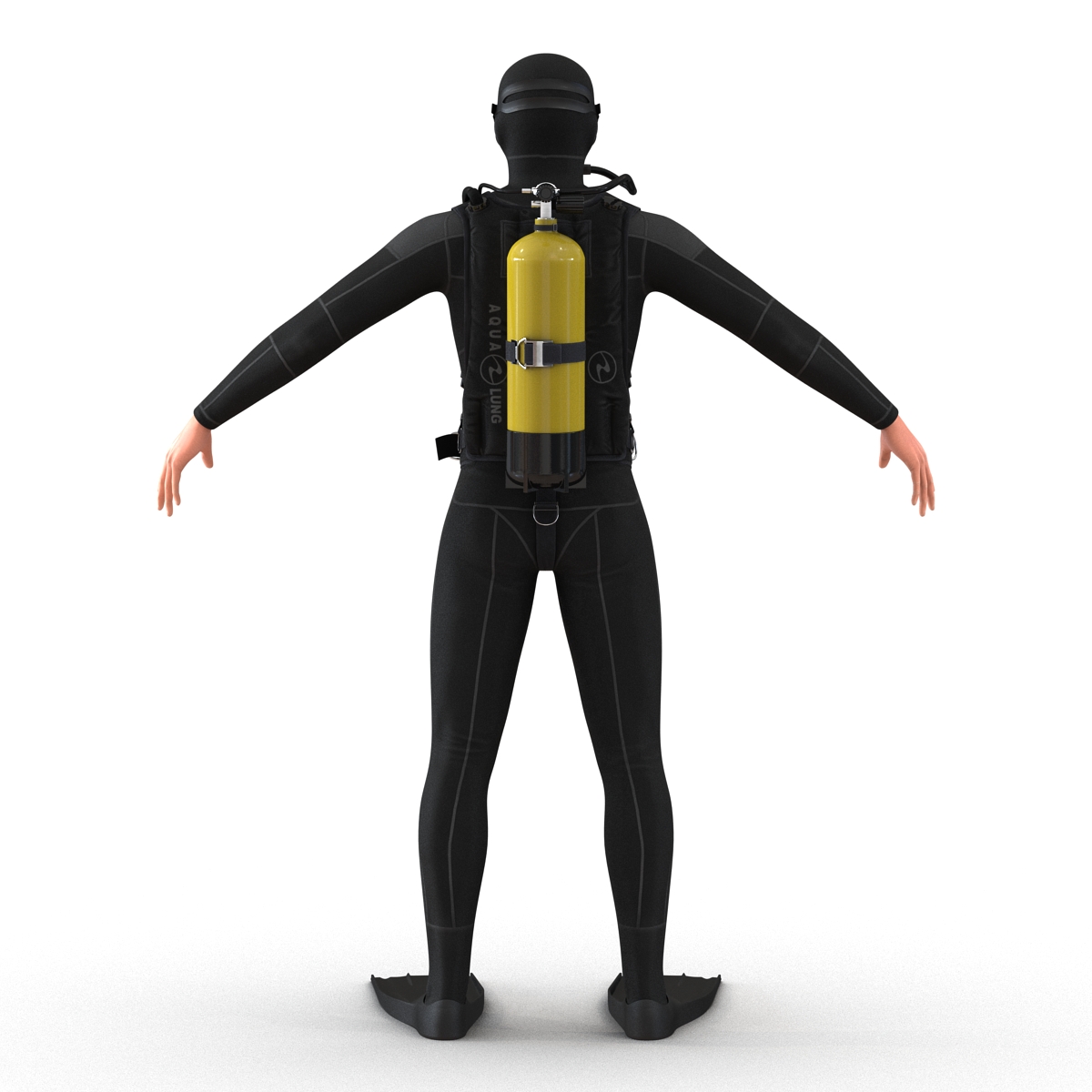 Diver 3D model