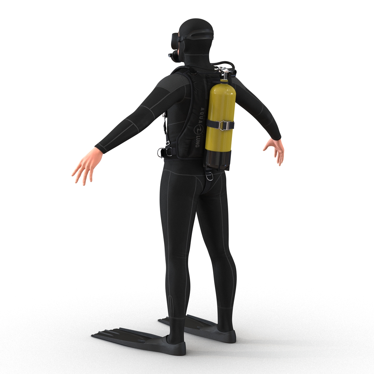 Diver 3D model