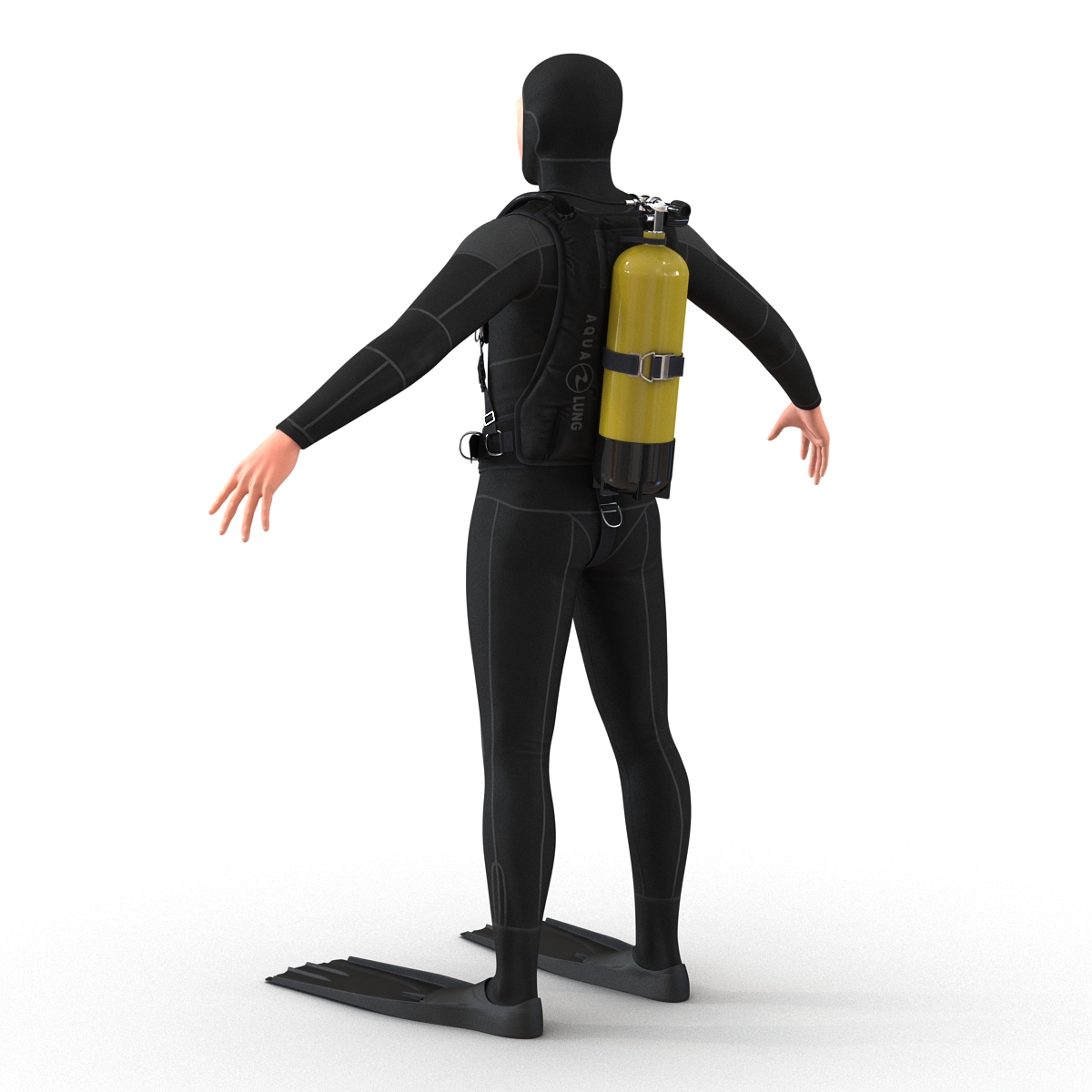 Diver 3D model