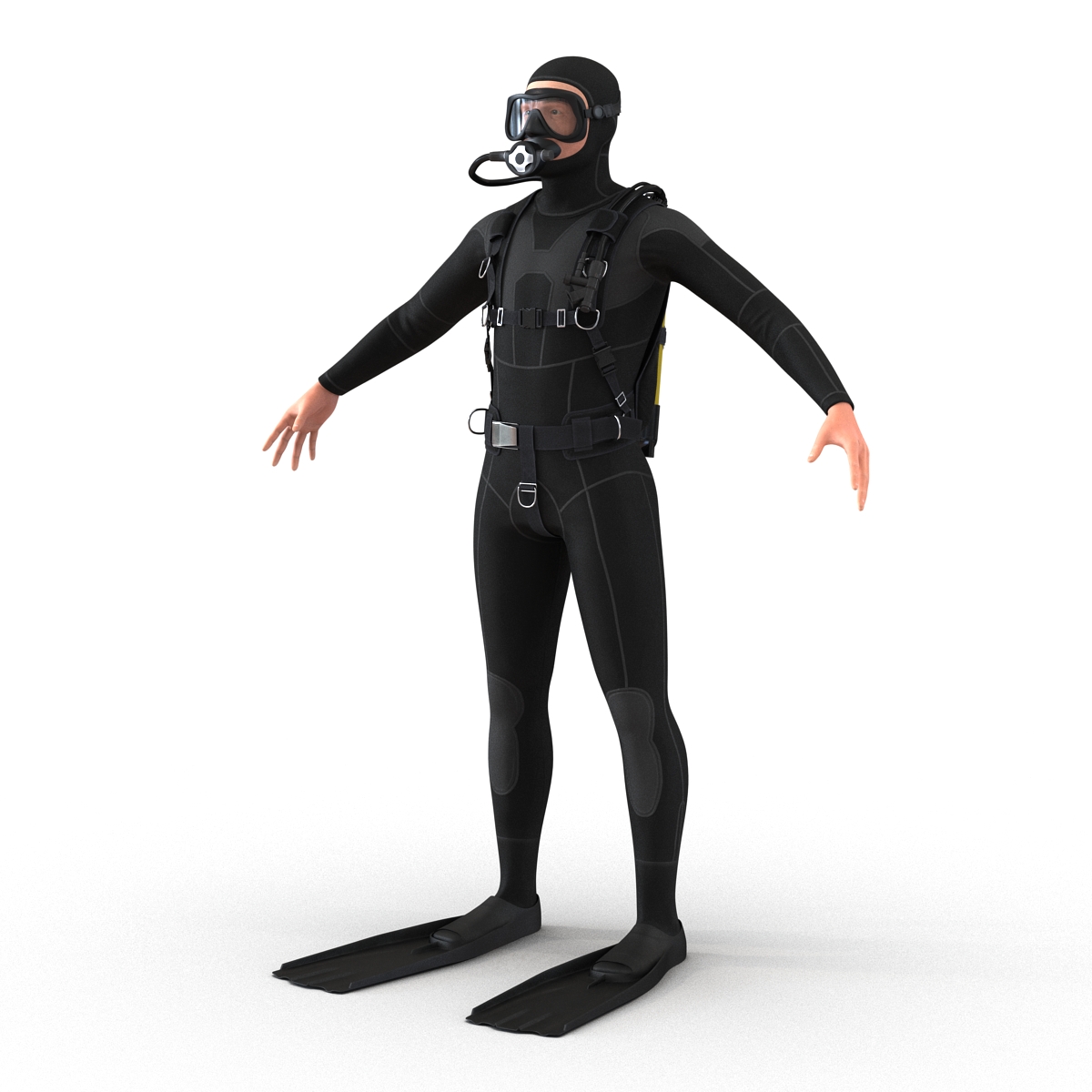 Diver 3D model