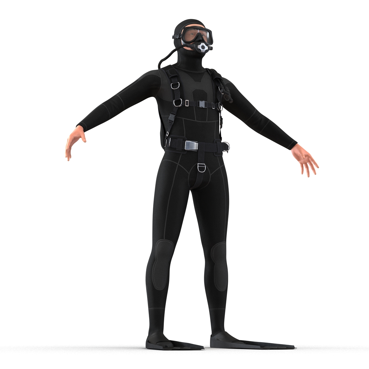 Diver 3D model