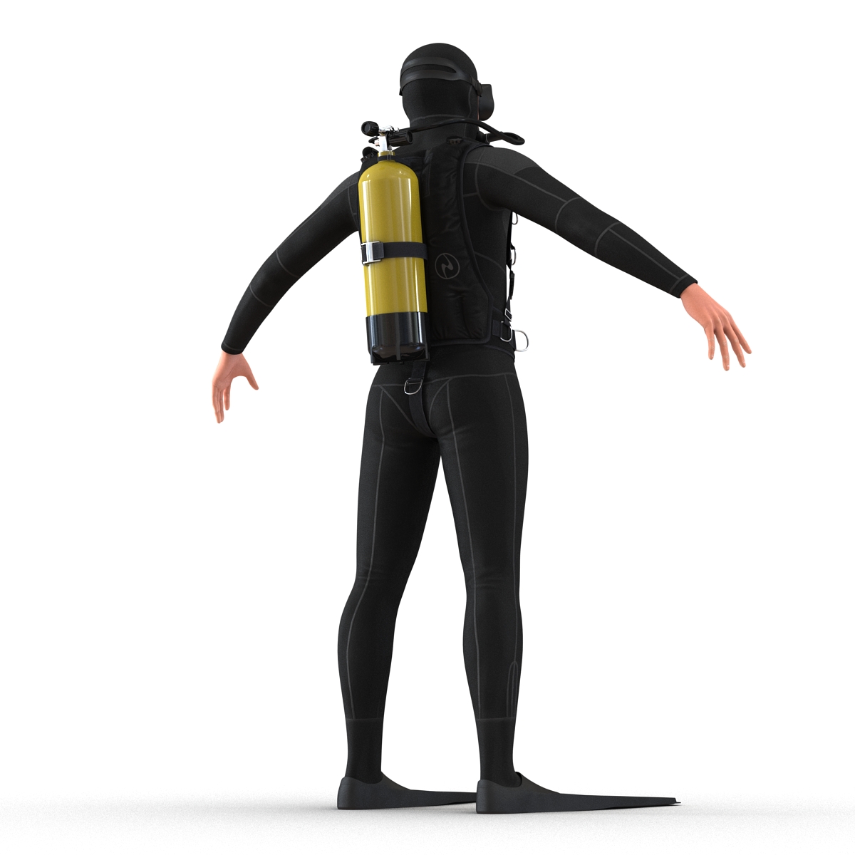 Diver 3D model