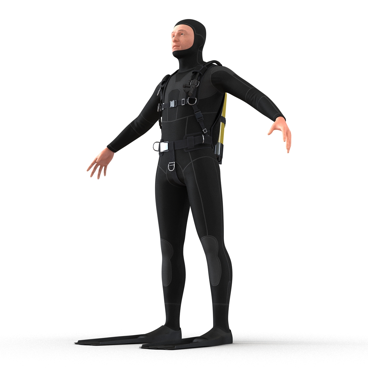 Diver 3D model