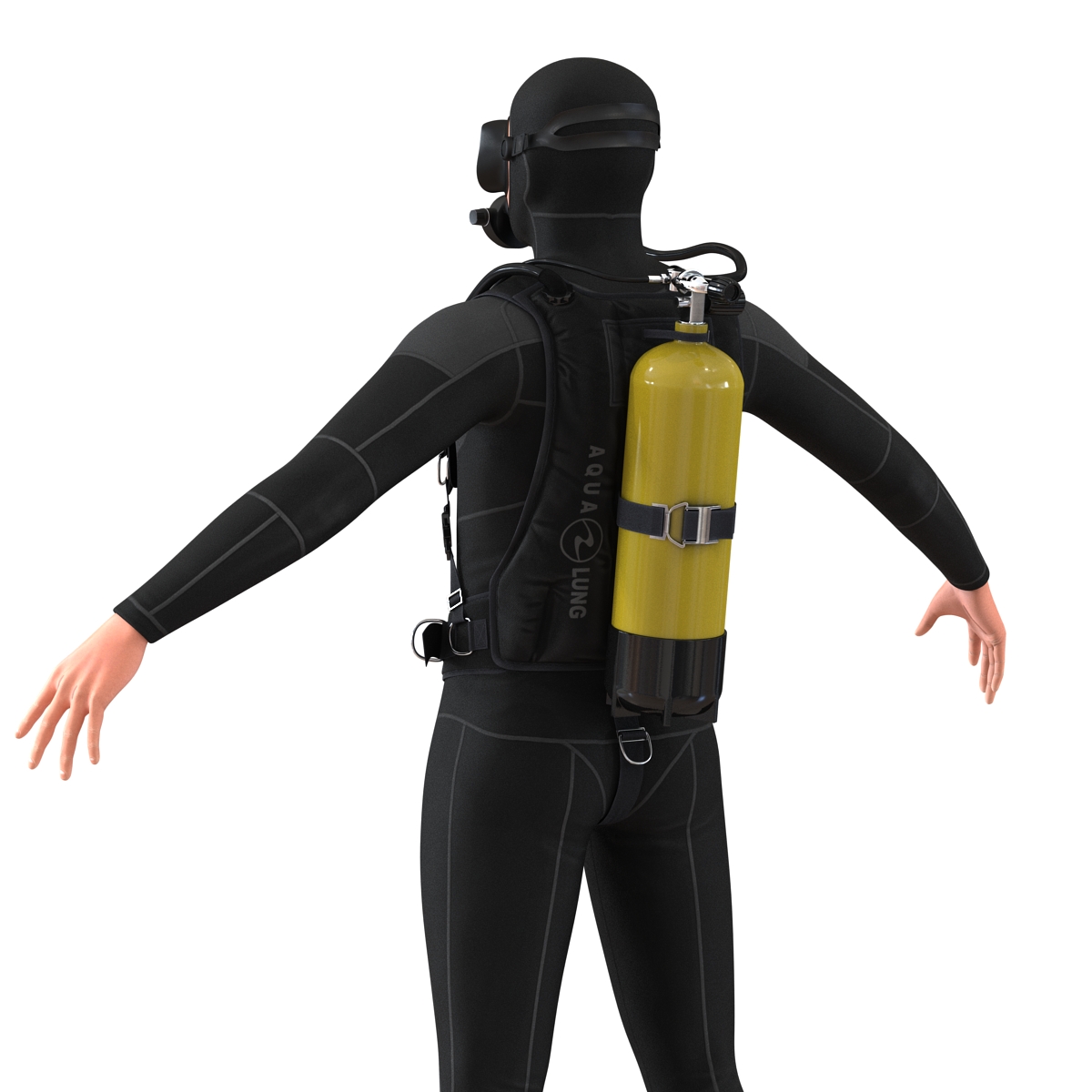 Diver 3D model