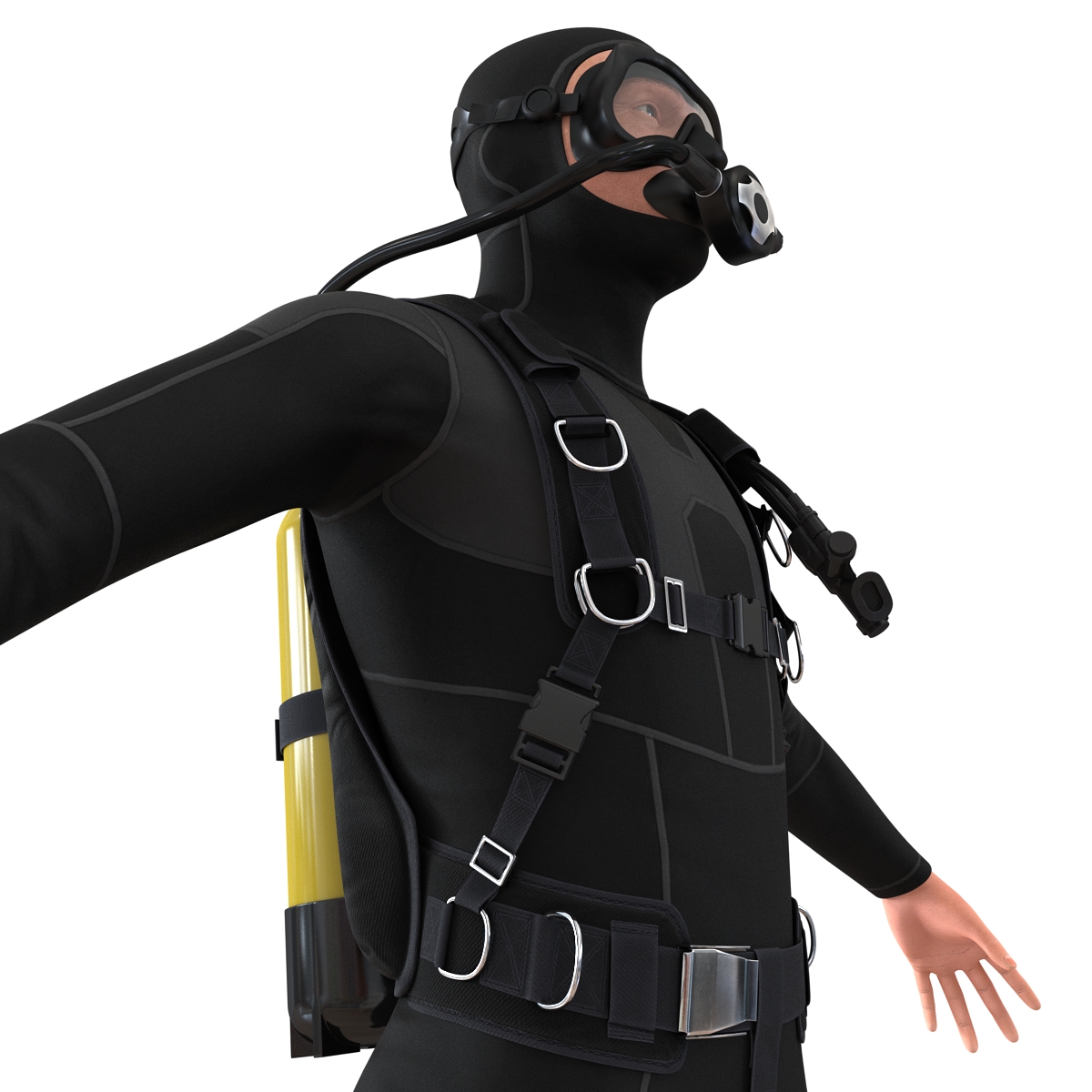 Diver 3D model