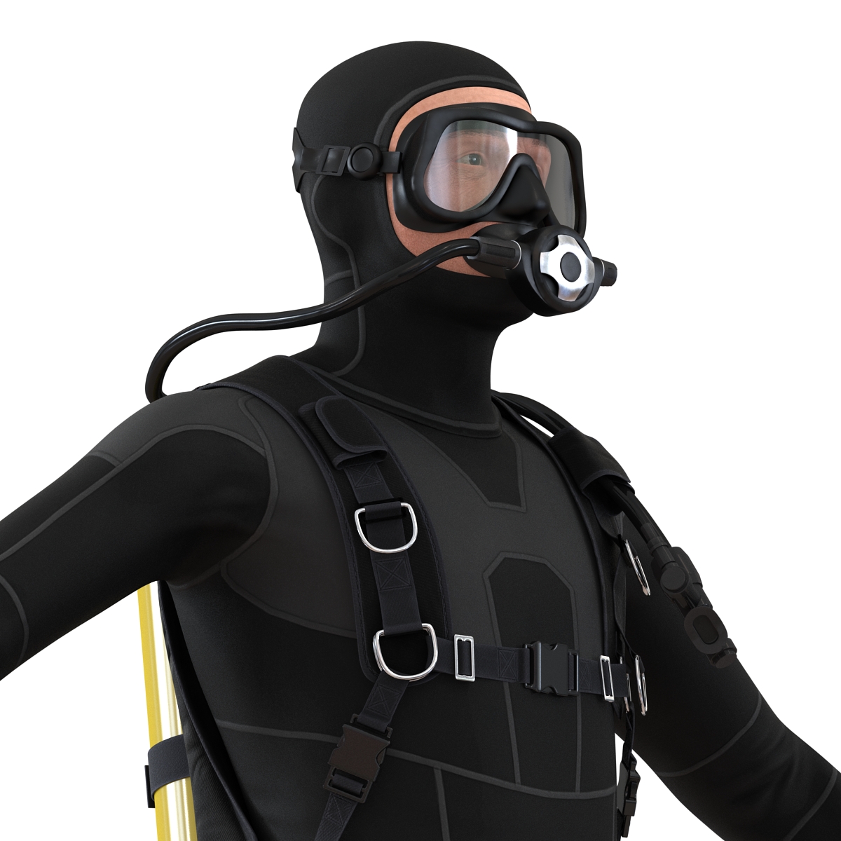 Diver 3D model