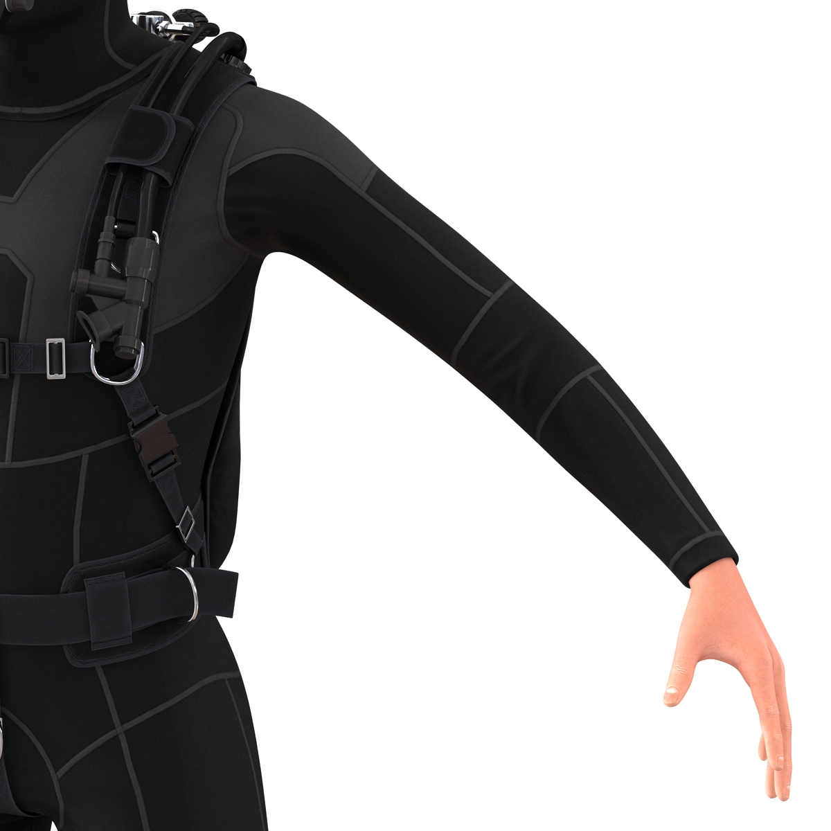 Diver 3D model