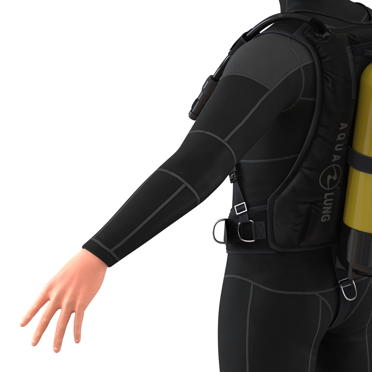 Diver 3D model