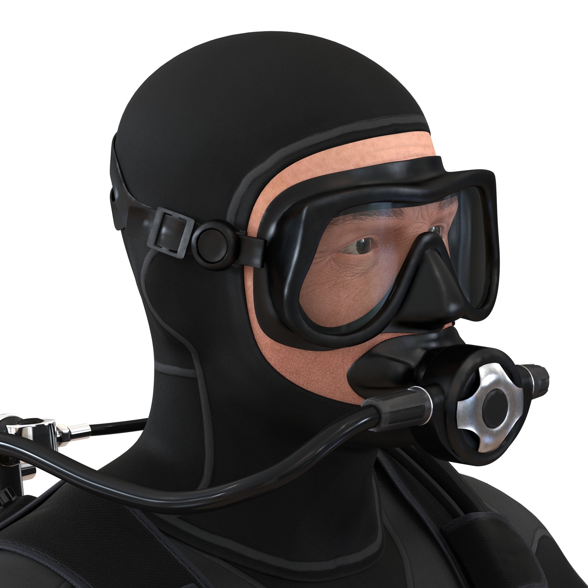 Diver 3D model