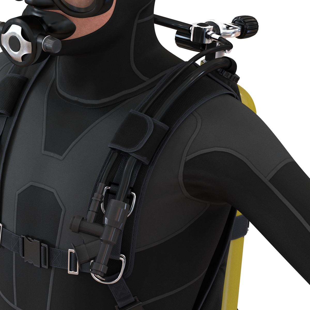 Diver 3D model