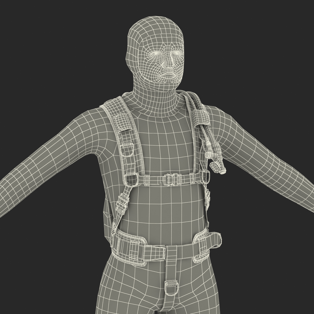 Diver 3D model