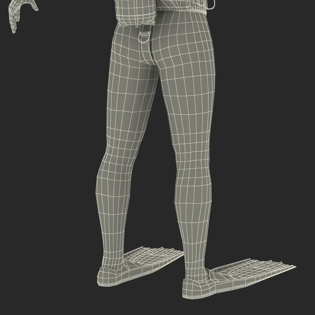 Diver 3D model