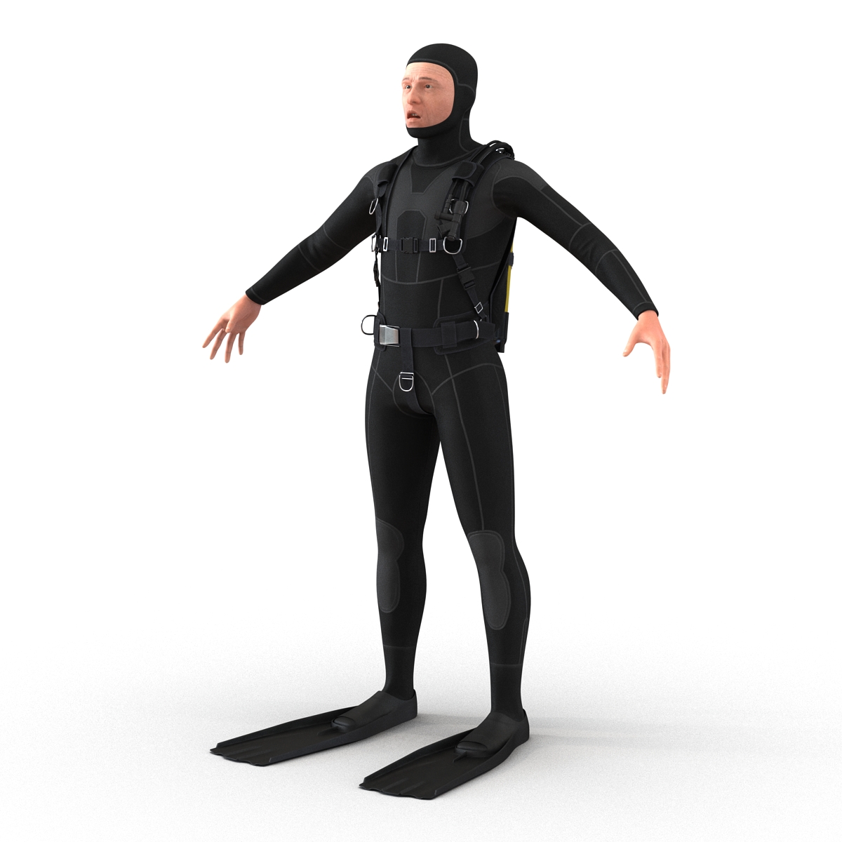 Diver Rigged 3D